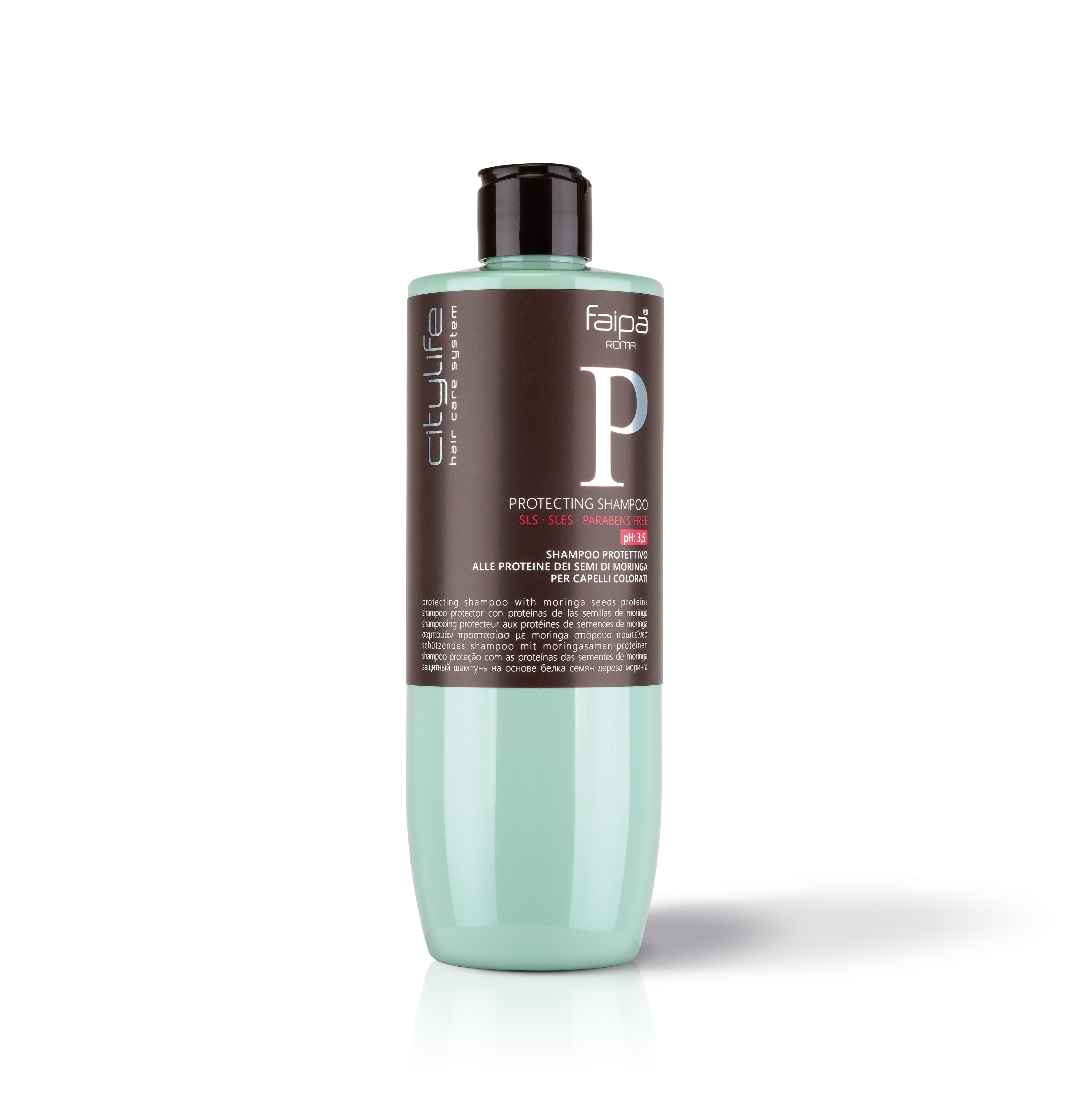 CITYLIFE Protecting Shampoo With Moringa Seeds Proteins For Colored Hair 400ml