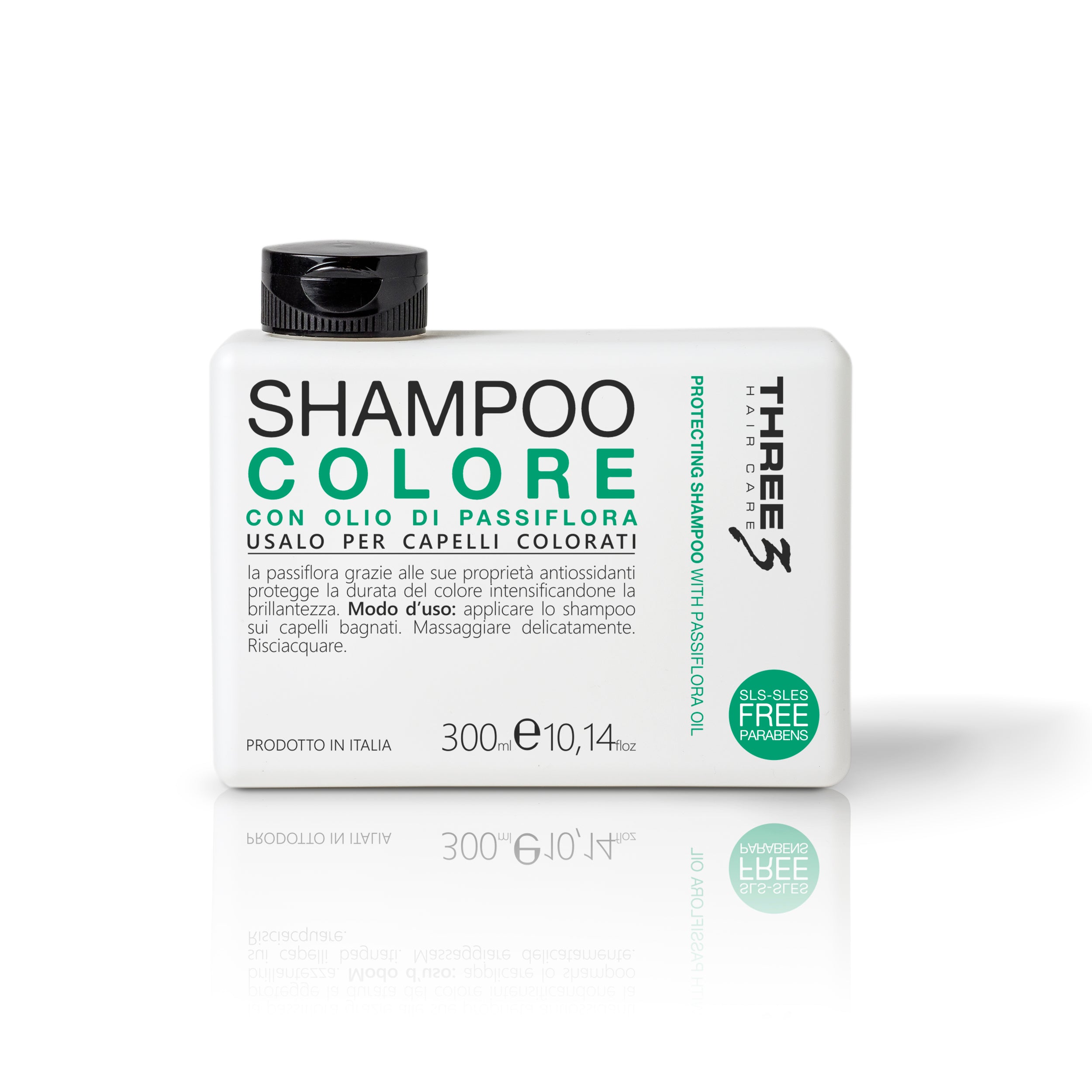 THREE Protecting Hair Shampoo With Passiflora Oil 300ml