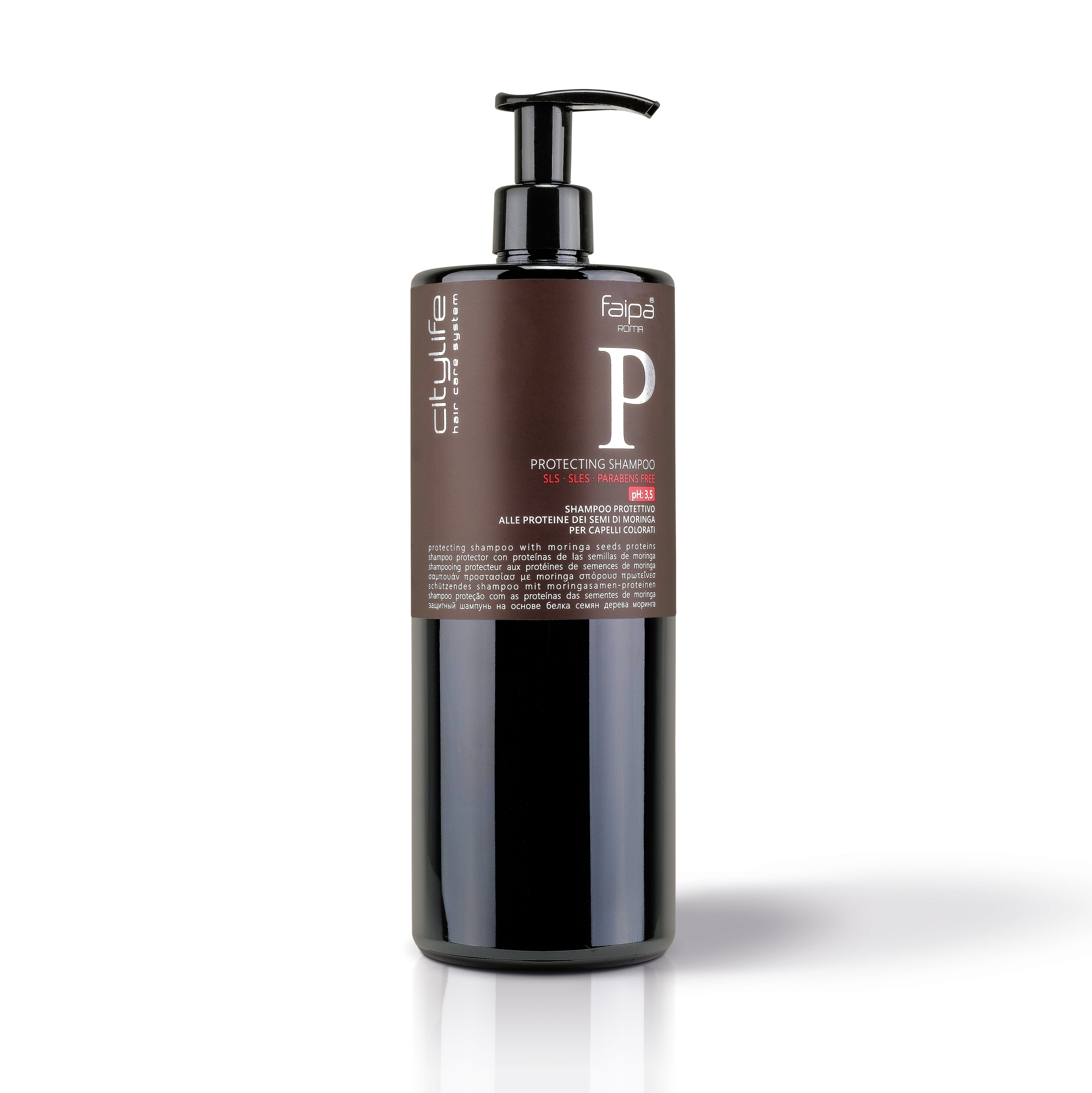 CITYLIFE Protecting Shampoo With Moringa Seeds Proteins For Colored Hair 1000ml