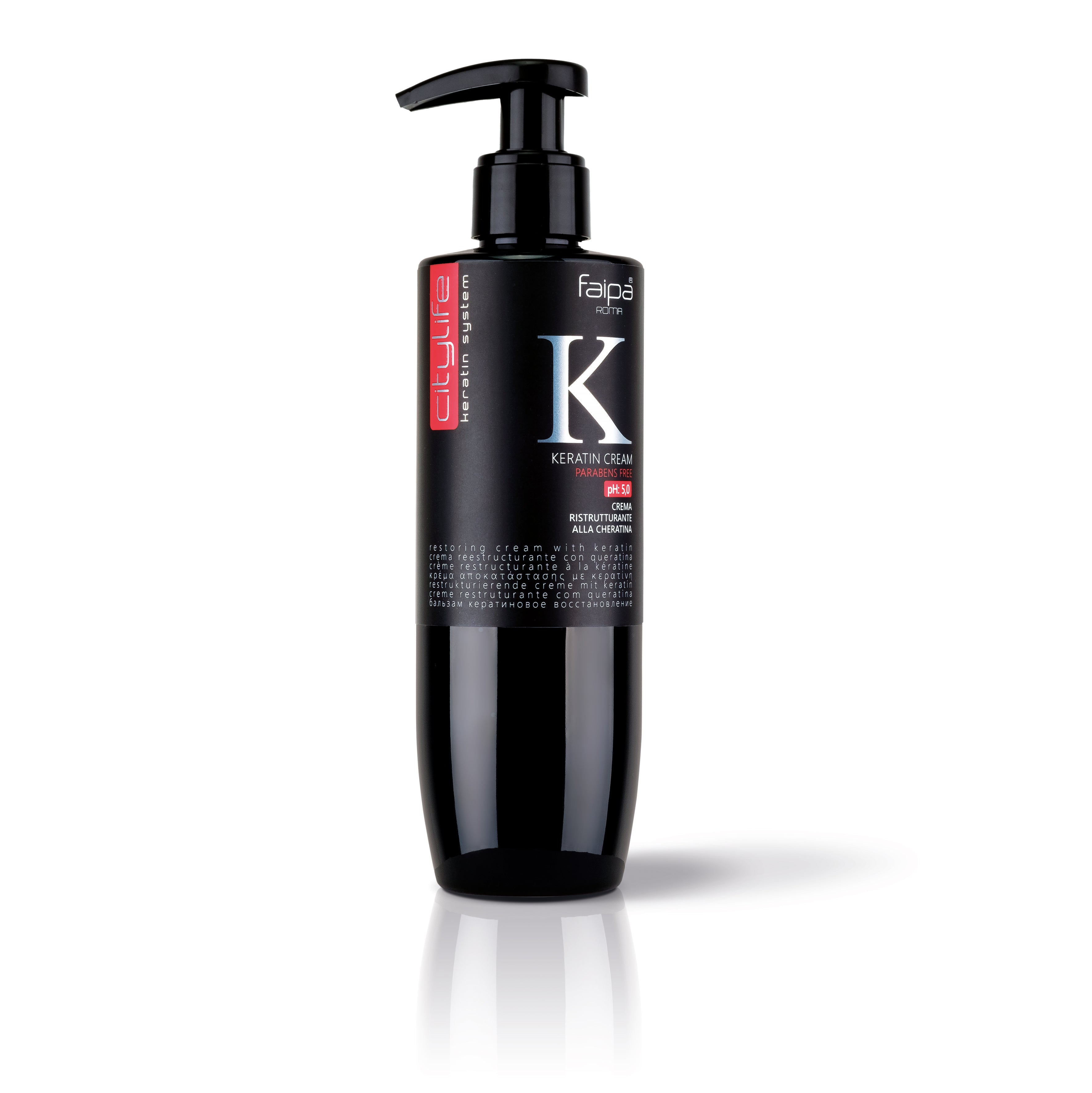 CITYLIFE Restoring Hair Cream With Keratin, Macadamia, Argan And Olive 250ml