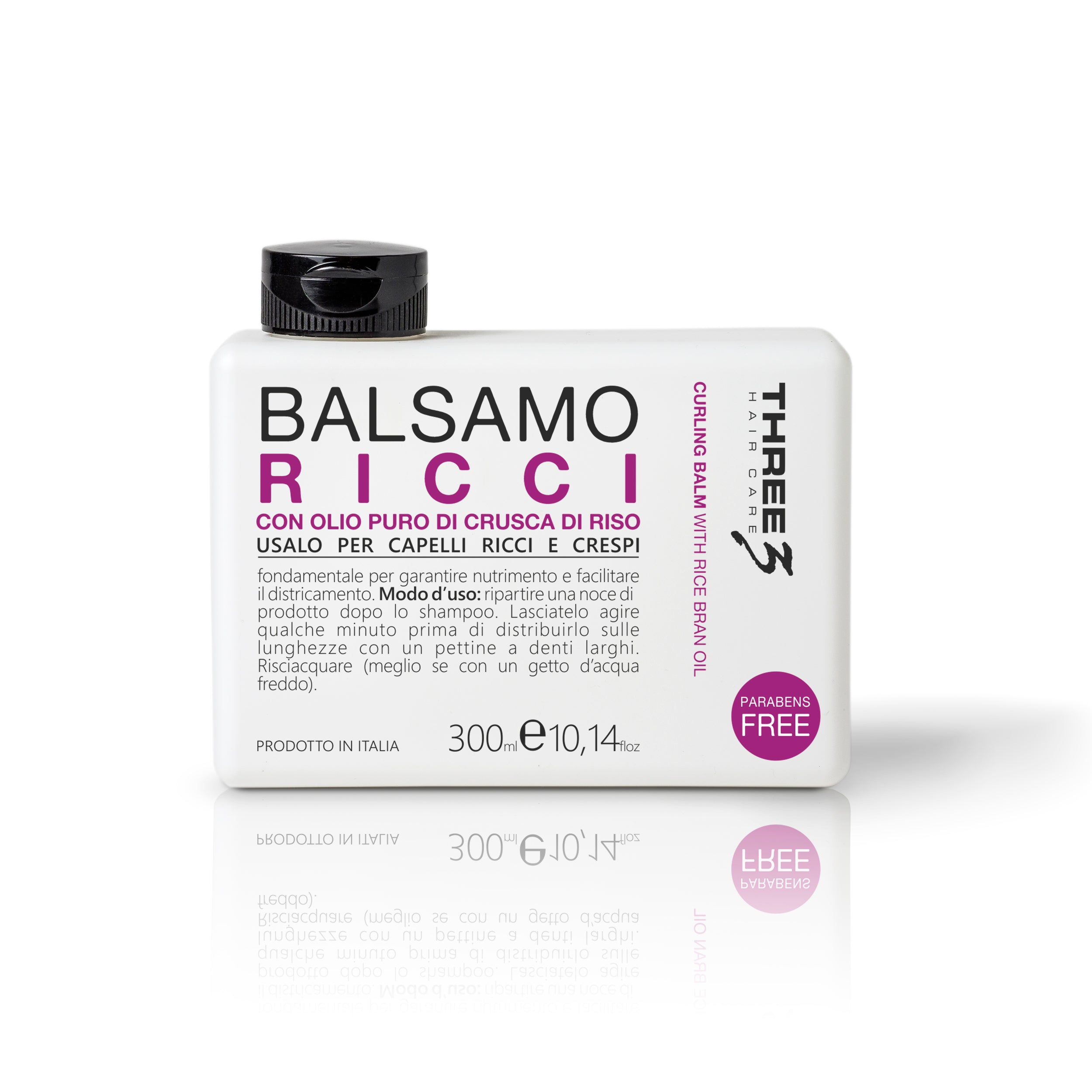 THREE Curling Hair Balm With Rice Bran Oil 300ml