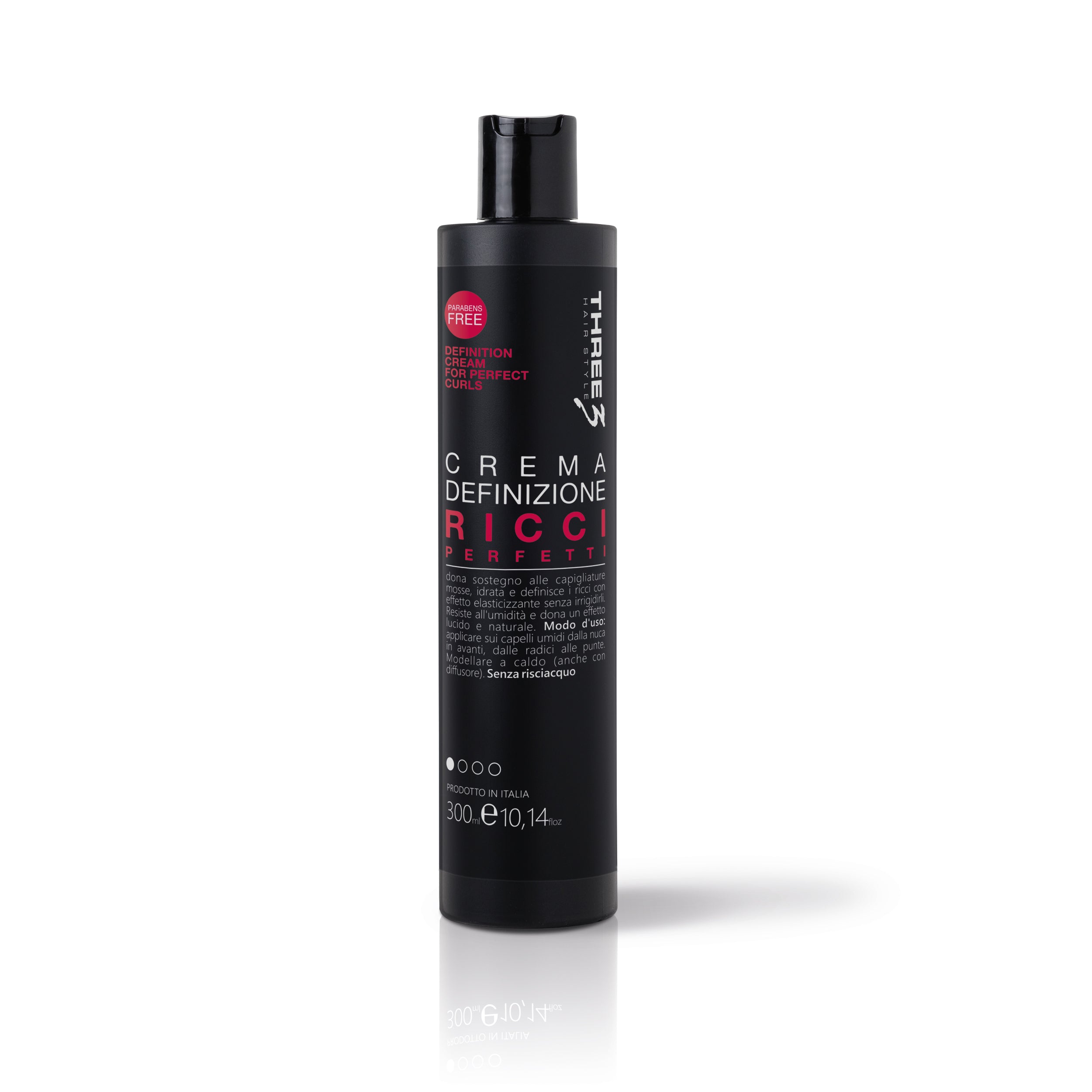 THREE Definition Hair Cream For Perfect Curls. Parabens Free 300ml