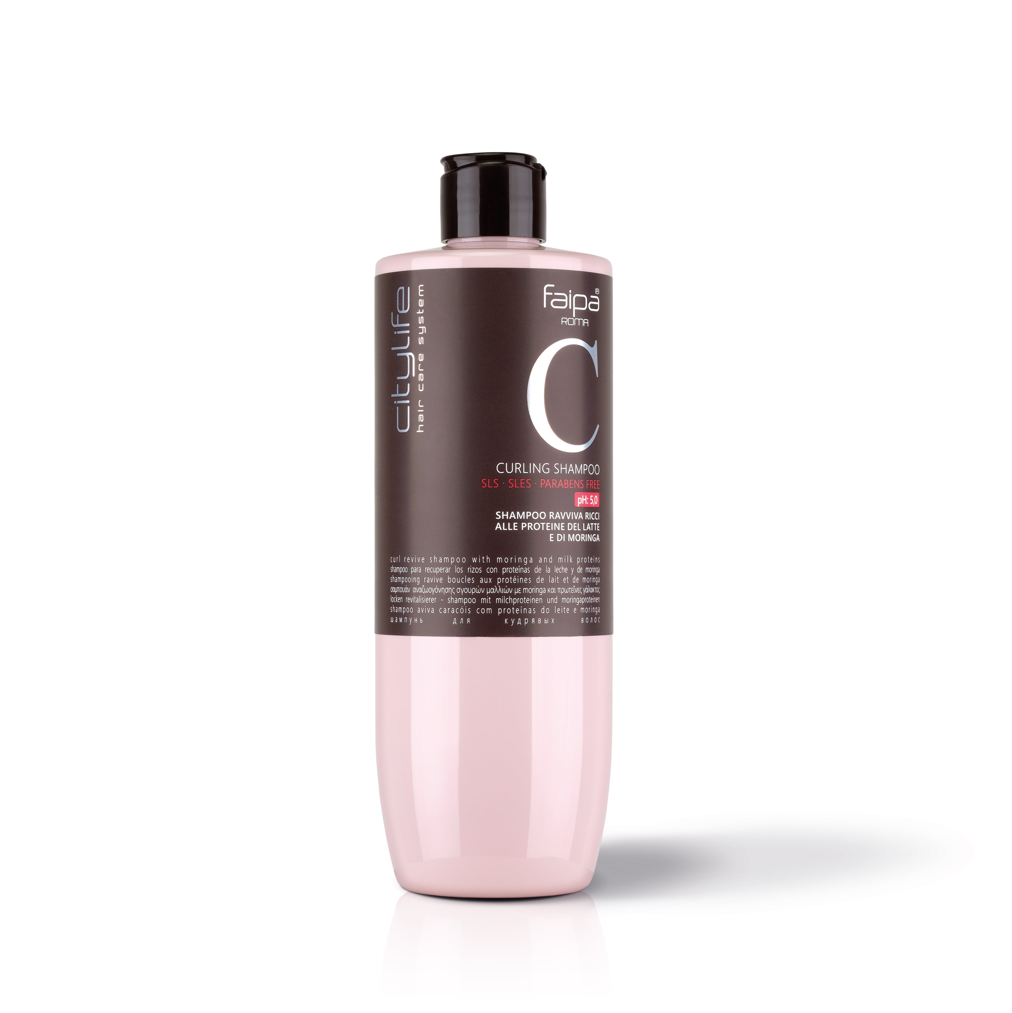 CITYLIFE Curl Revive Hair Shampoo With Moringa And Milk Proteins 400ml