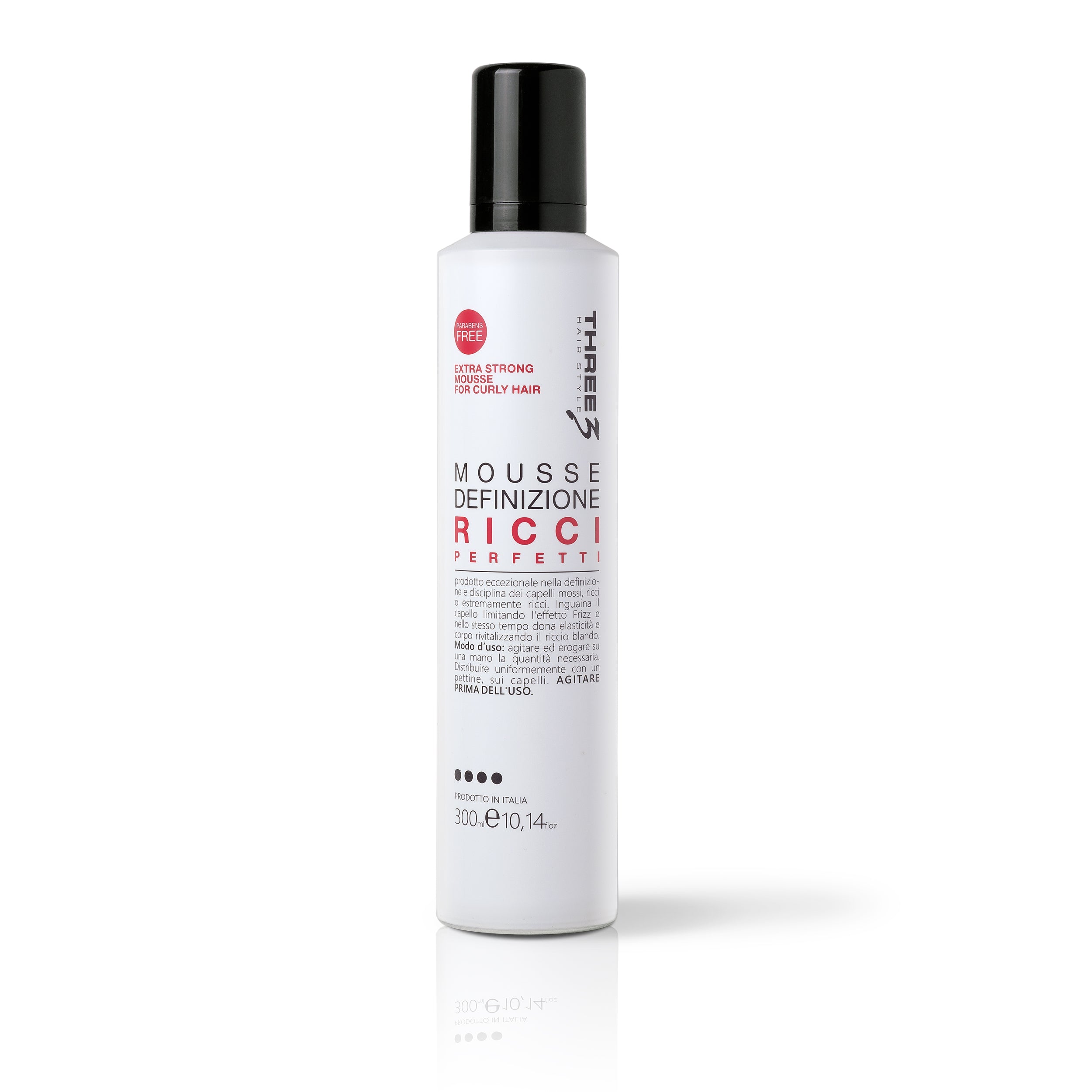 THREE Extra Strong Hair Mousse For Curly Hair 300ml